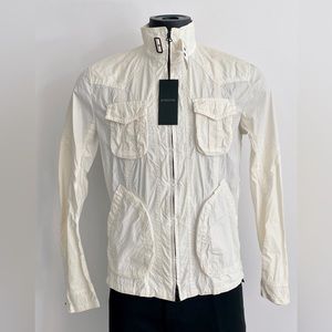 Halb Cotton Blend Ecru Jacket